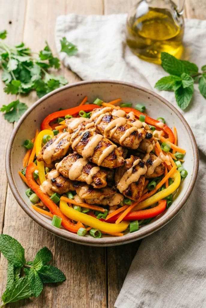 Bang Bang Chicken Bowls Without the Guilt