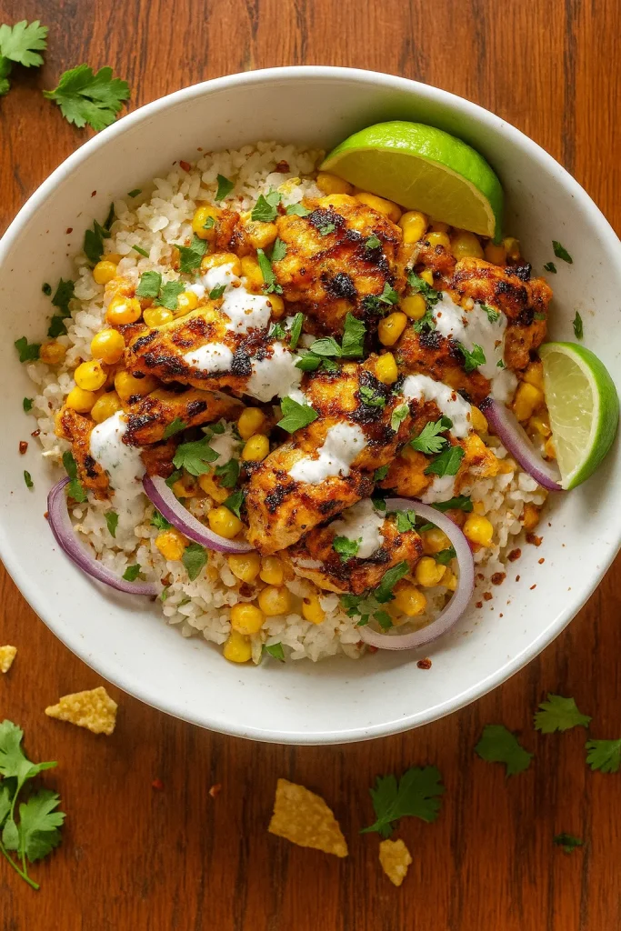 Street Corn Chicken Bowls That Hit Different