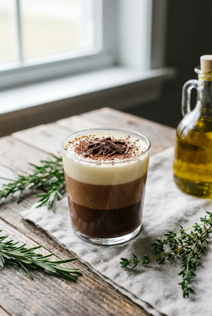 No-Bake Triple Chocolate Mousse with Clean Layers