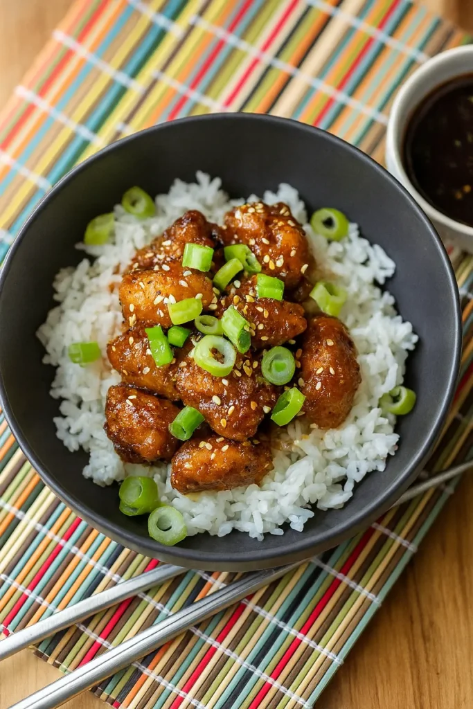 30-Minute Sticky Chicken Bowls (Takeout Vibes)