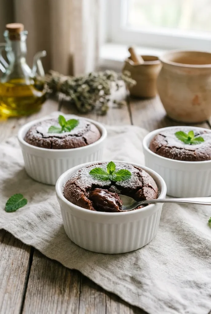 30-Minute Soufflé Cakes with a Molten Center