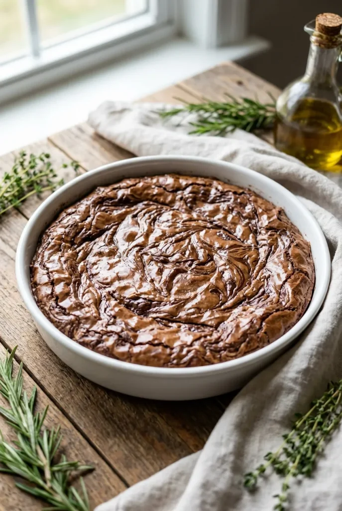 Fudgy Brownies Swirled with Creamy Nutella