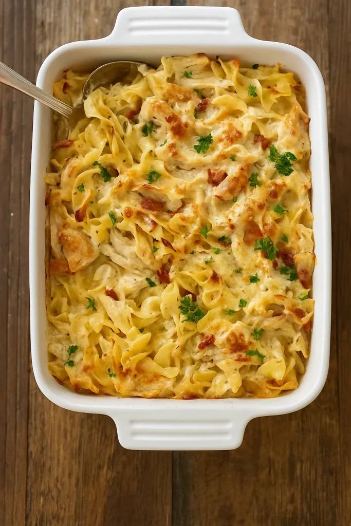 The Chicken Noodle Soup Pasta Bake for Ultimate Comfort