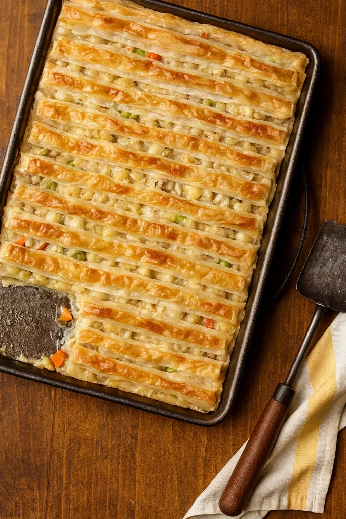 Chicken Pot Pie, But Golden, Flaky, and Way Easier