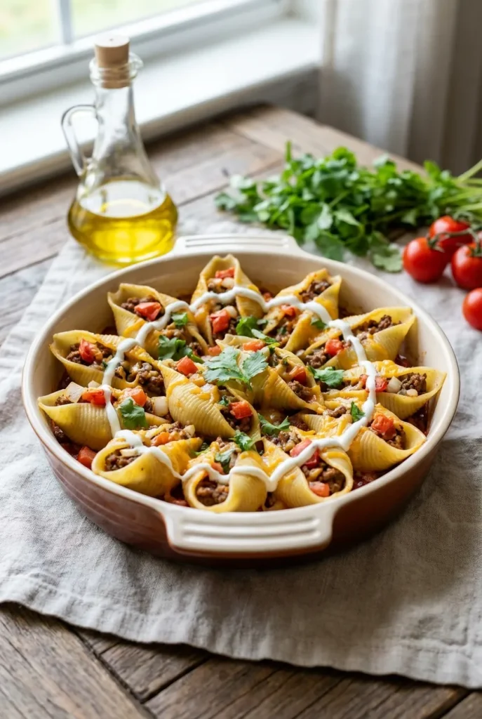 Taco Stuffed Shells for When You Can’t Decide