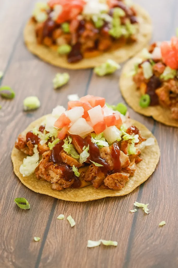 25-Minute BBQ Chicken Tostadas for When They Demand 'Crunchy'