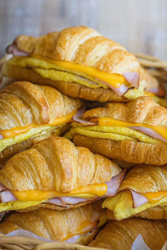 Freezer Croissant Sandwiches For Actually Easy Mornings
