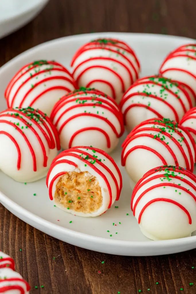 Absurdly Fun Christmas Tree Cake Truffles