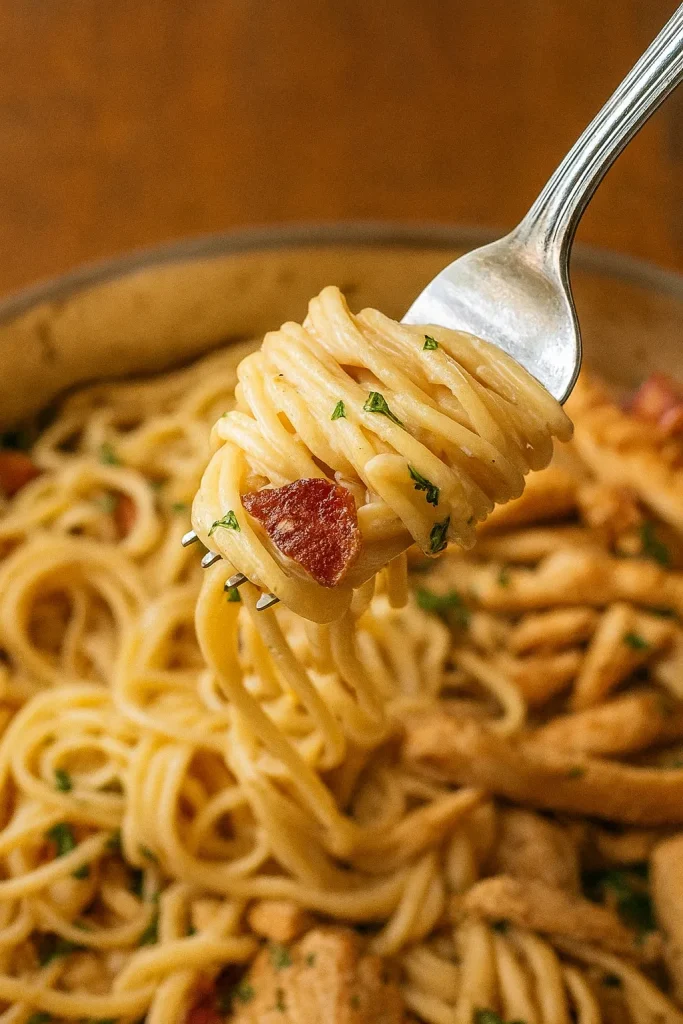 Creamy Chicken Carbonara: Rich Comfort in 35 Minutes