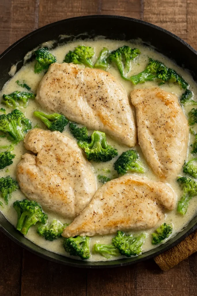 Creamy Garlic Chicken and Broccoli: One-Pan, No Fuss