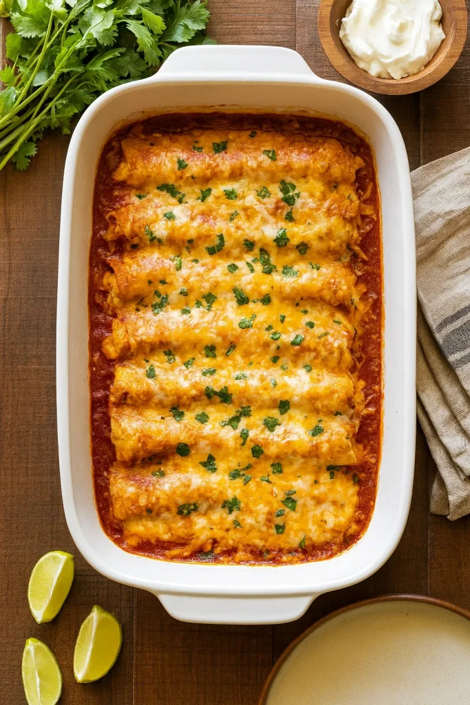 Weeknight Chicken Enchiladas Without the Drama