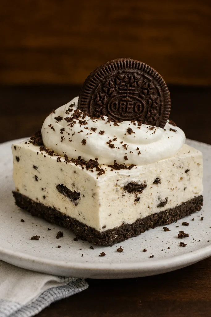No-Oven Oreo Cheesecake for Maximum Impact