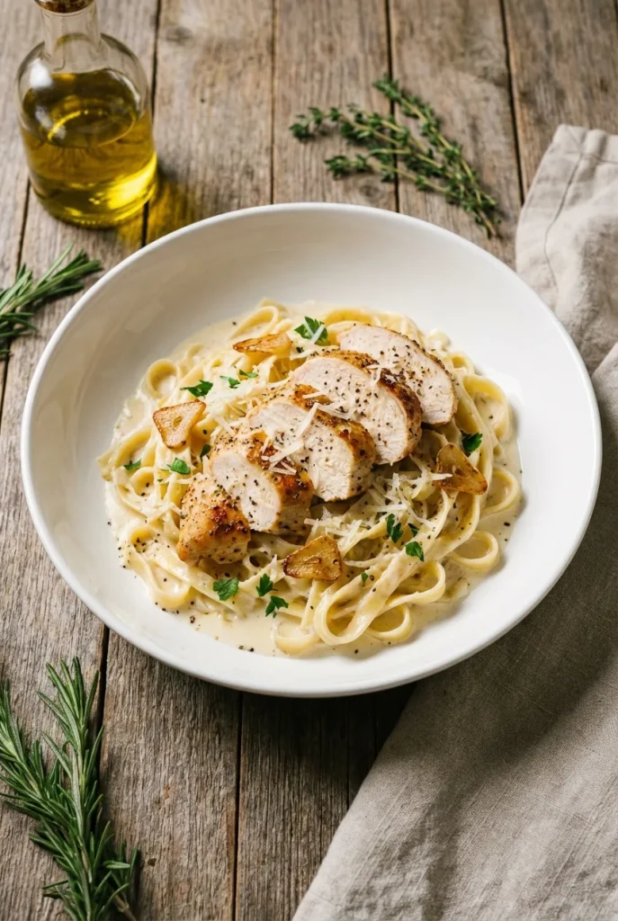 A Chicken Alfredo That Doesn’t Taste Like a Jar