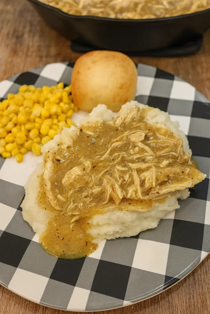 Crispy-Skinned Chicken & Potatoes with Real Pan Gravy