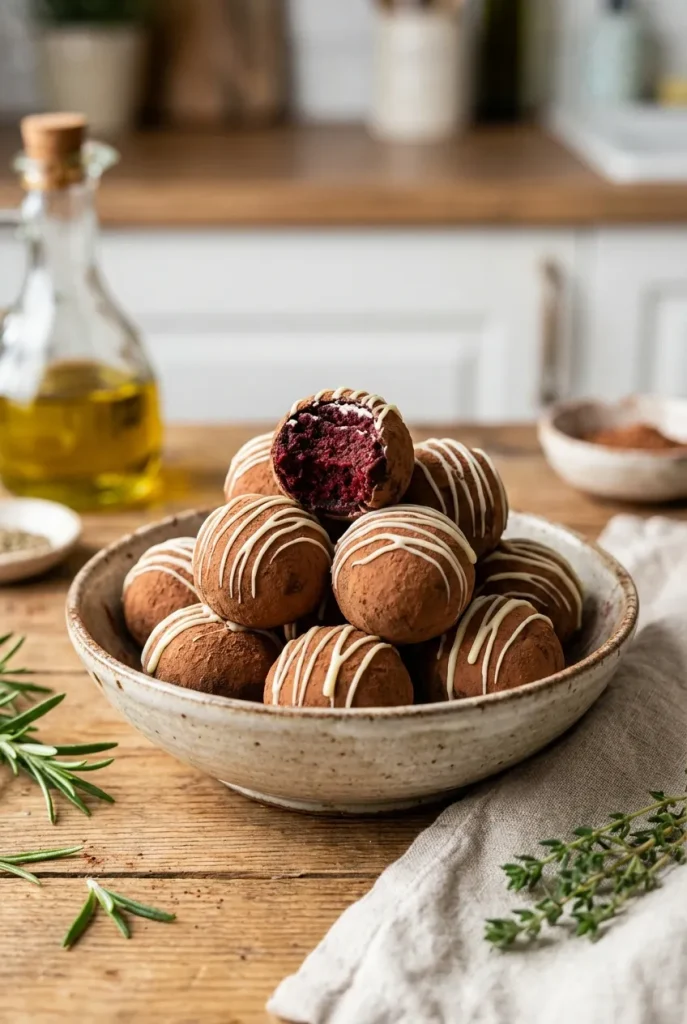 Red Velvet Truffles That Taste Expensive