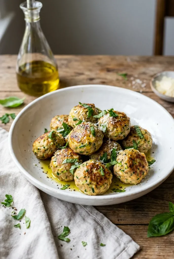 Tender Zucchini Turkey Meatballs (Not Spongy)