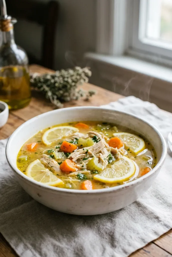 Cozy One-Pot Lemon Chicken Soup