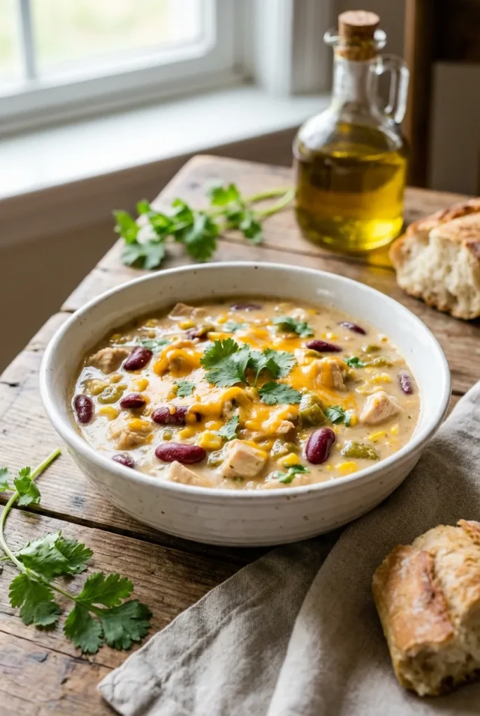 Crockpot White Chicken Chili That Tastes Like All-Day Comfort