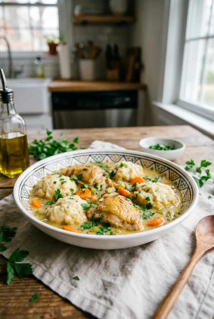Crockpot Chicken and Dumplings for Maximum Coziness