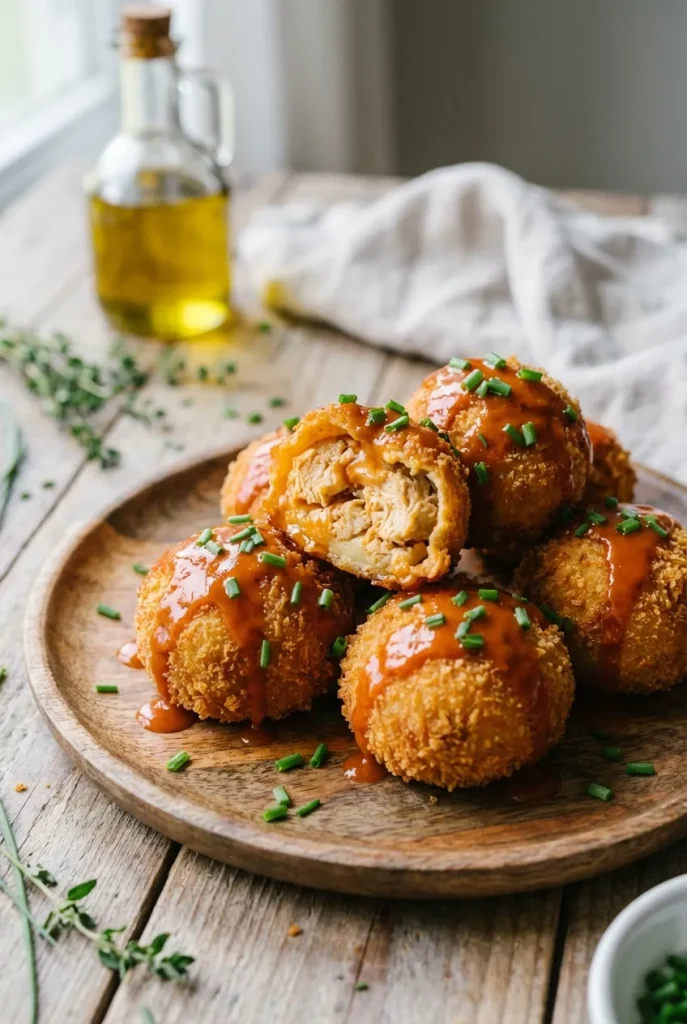 Buffalo Chicken Bombs for a Fun Friday Night
