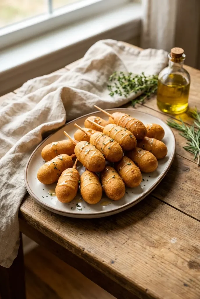 Baked Mini Corn Dogs (Better Than the Freezer Aisle)