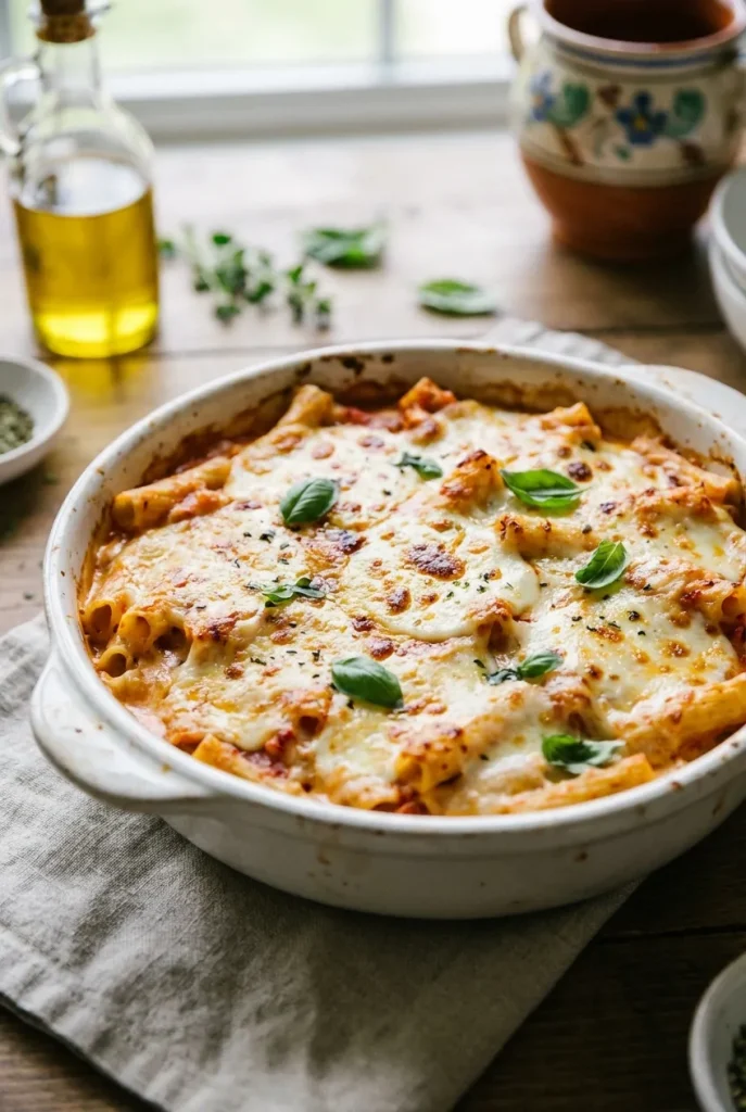 Cozy Baked Ziti That Isn’t a Watery Mess