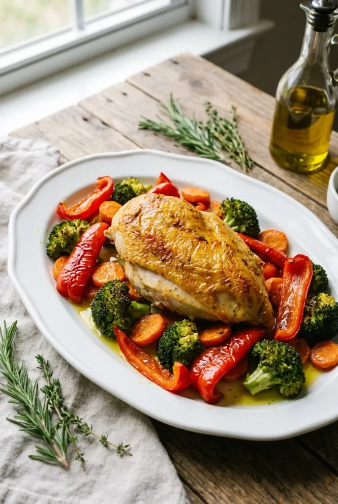 One-Pan Chicken & Veggies (Not the Sad Kind)