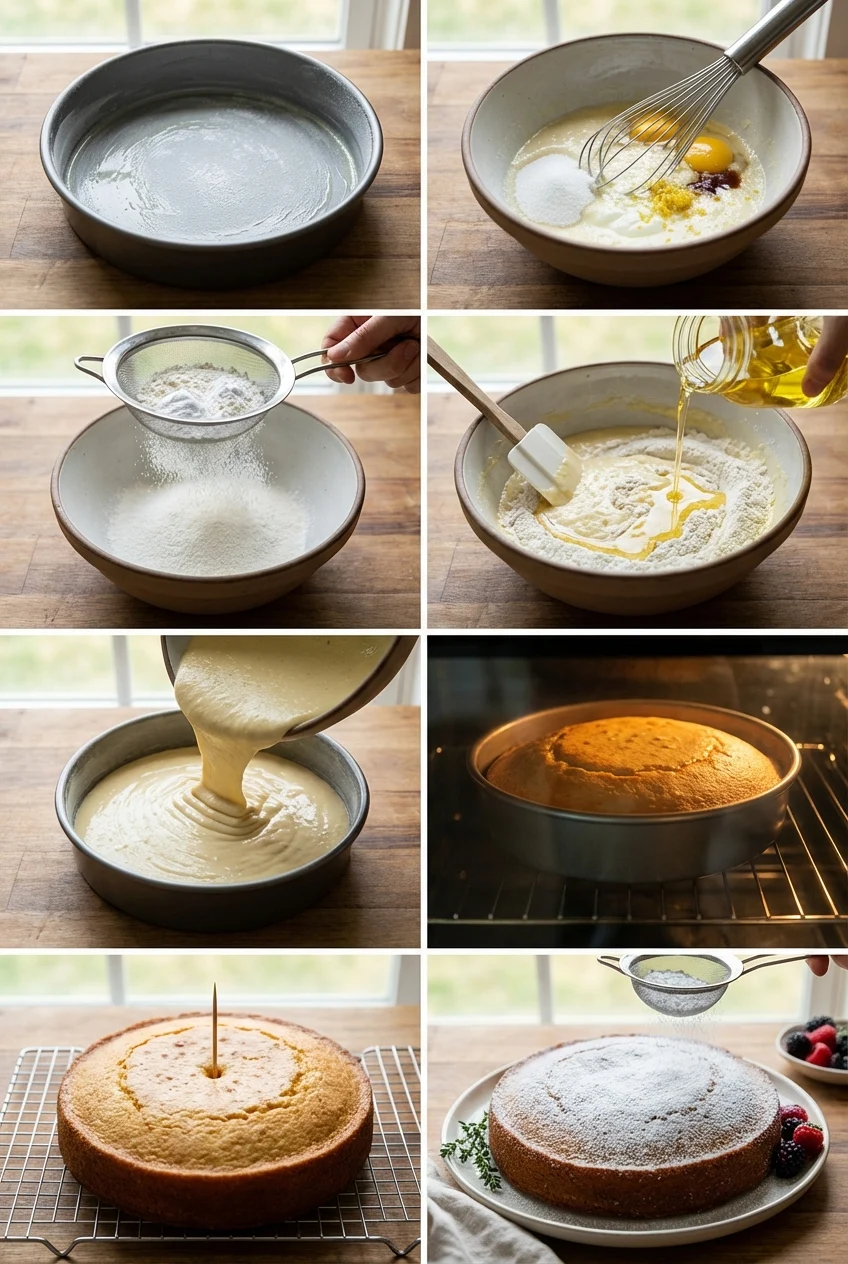 Step-by-step photos for Gâteau au Yaourt (French Yogurt Cake)