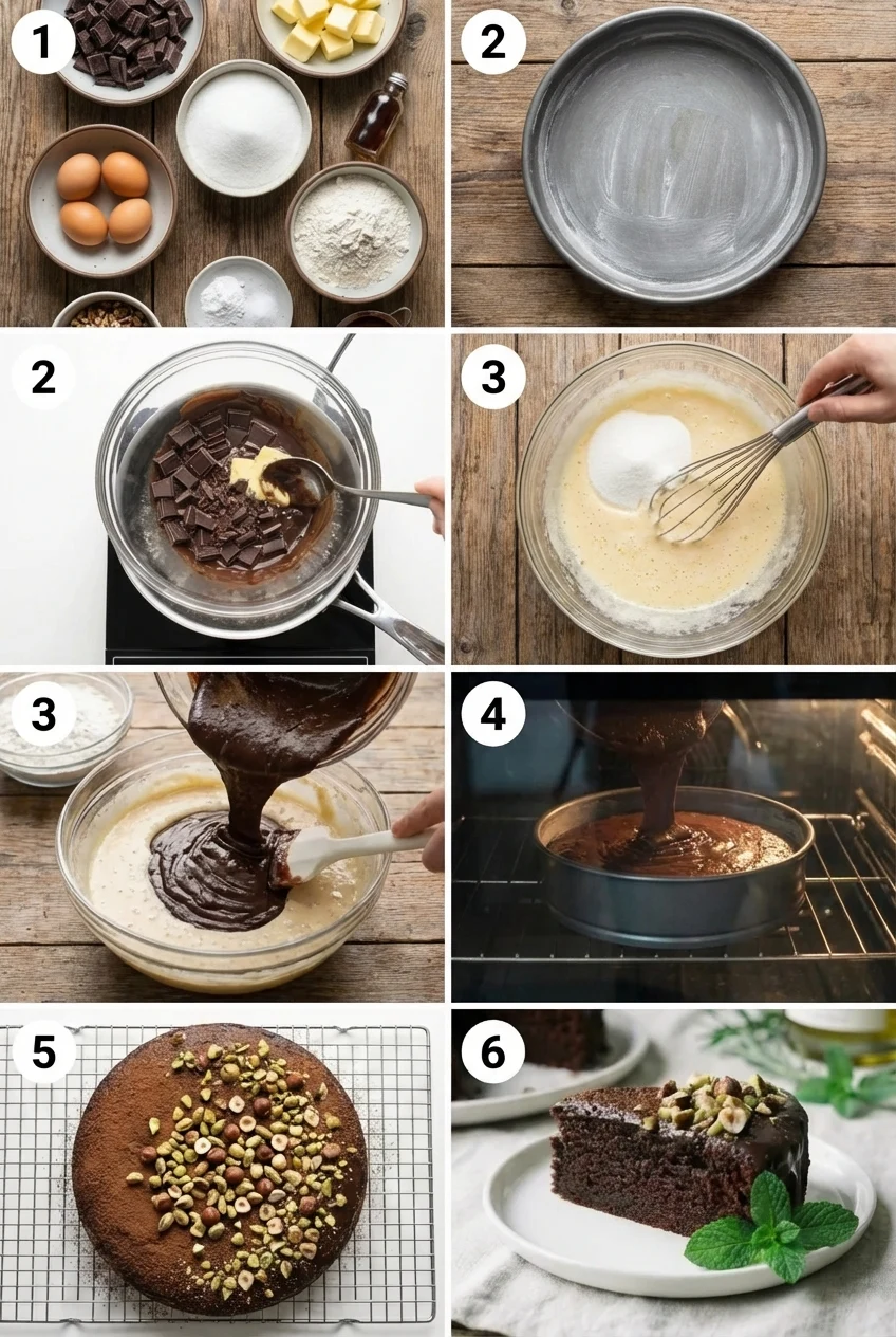 Step-by-step photos for Gluten-Free Chocolate Cake