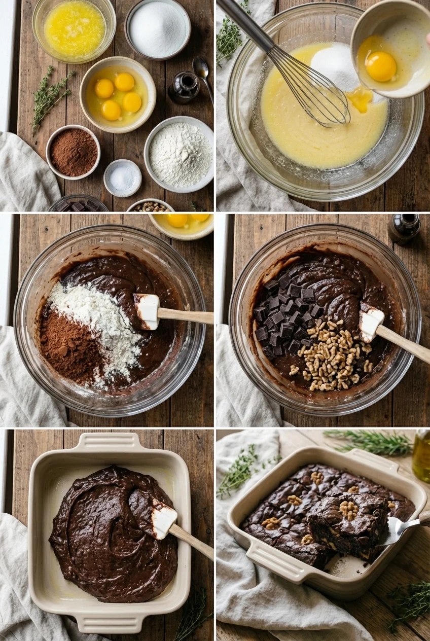 Step-by-step photos for Party Platter Brownies