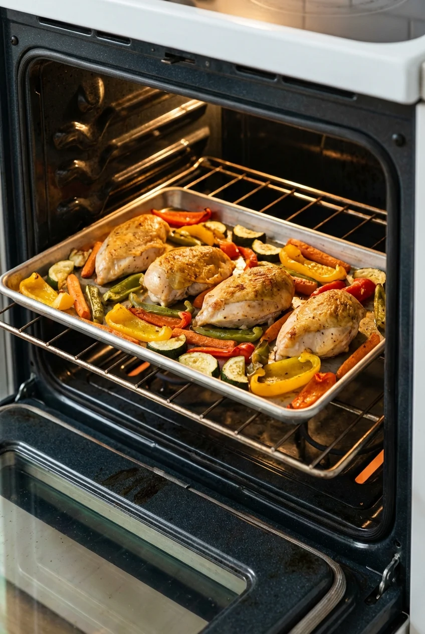 How to store and reheat Baked Chicken and Veggie Meal Prep