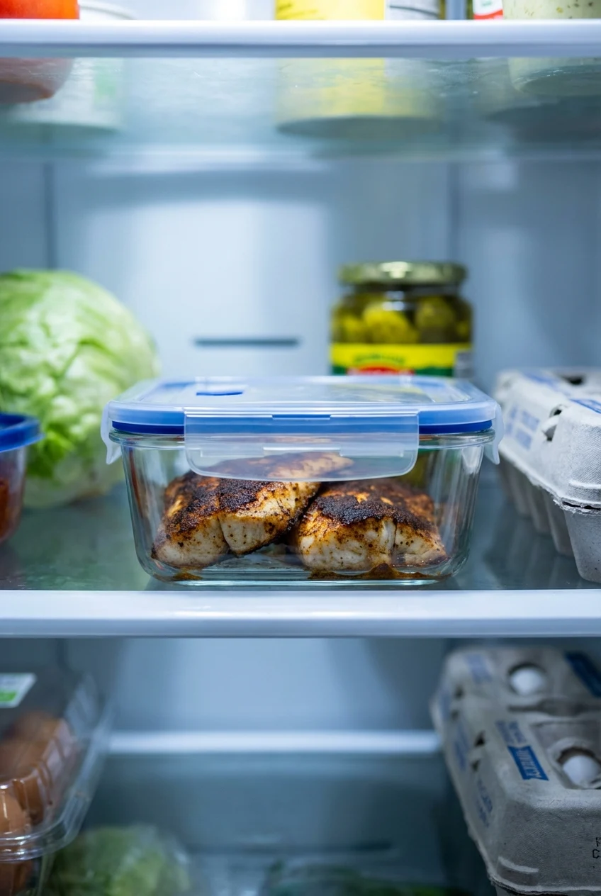 How to store and reheat Blackened Mahi Mahi Tacos