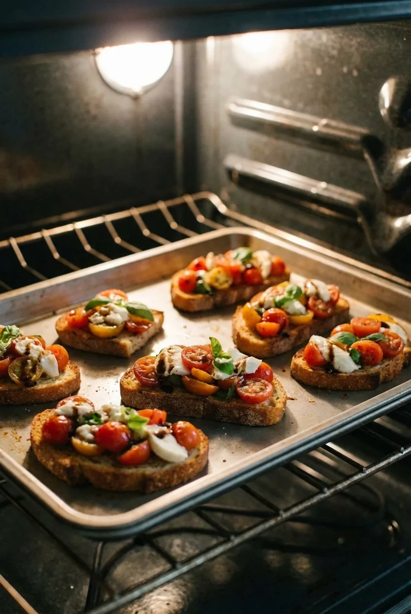 How to store and reheat Classic Bruschetta Bar Recipe