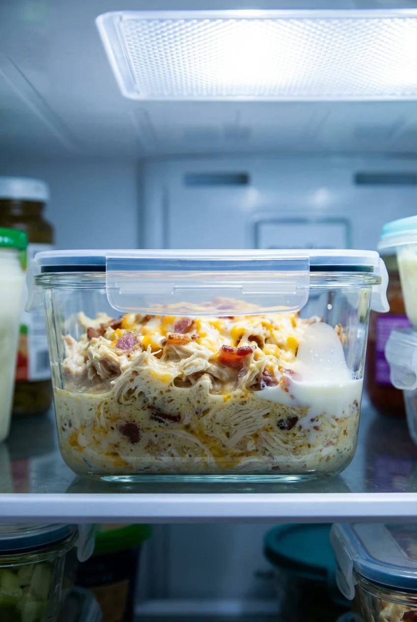 How to store and reheat Crockpot Crack Chicken
