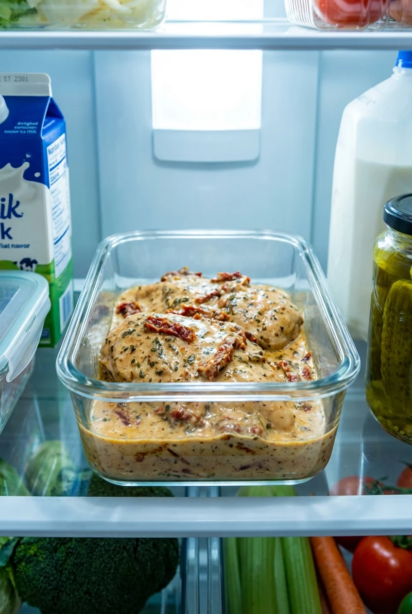 How to store and reheat Crockpot Creamy Italian Chicken