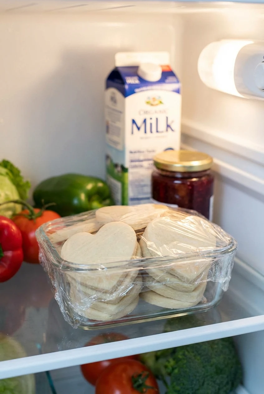 How to store and reheat Heart-Shaped Sugar Cookies