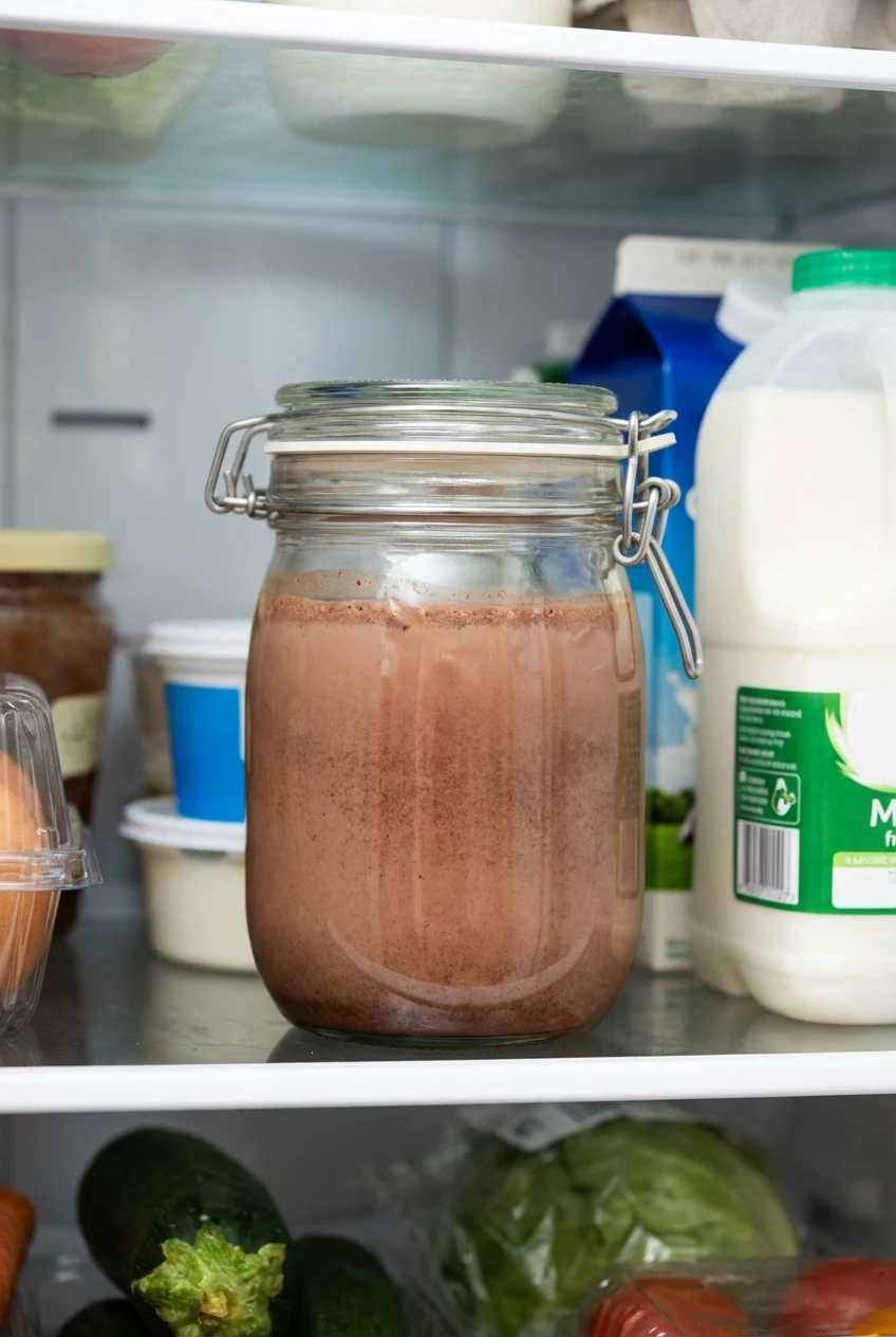 How to store and reheat Homemade Gingerbread Hot Chocolate