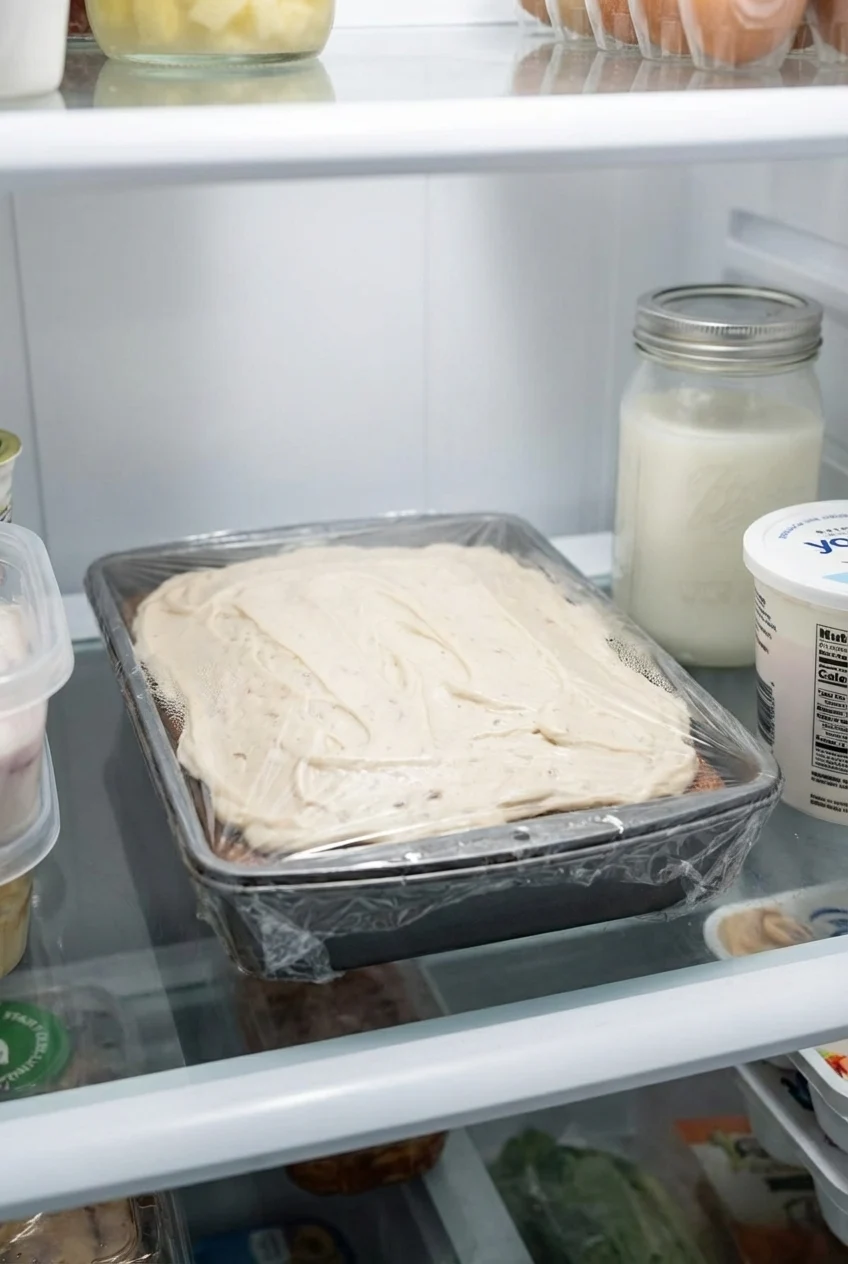 How to store and reheat Irish Cream Poke Cake