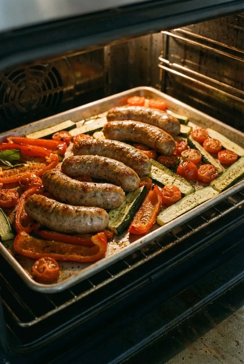 How to store and reheat Italian Sausage Veggie Prep