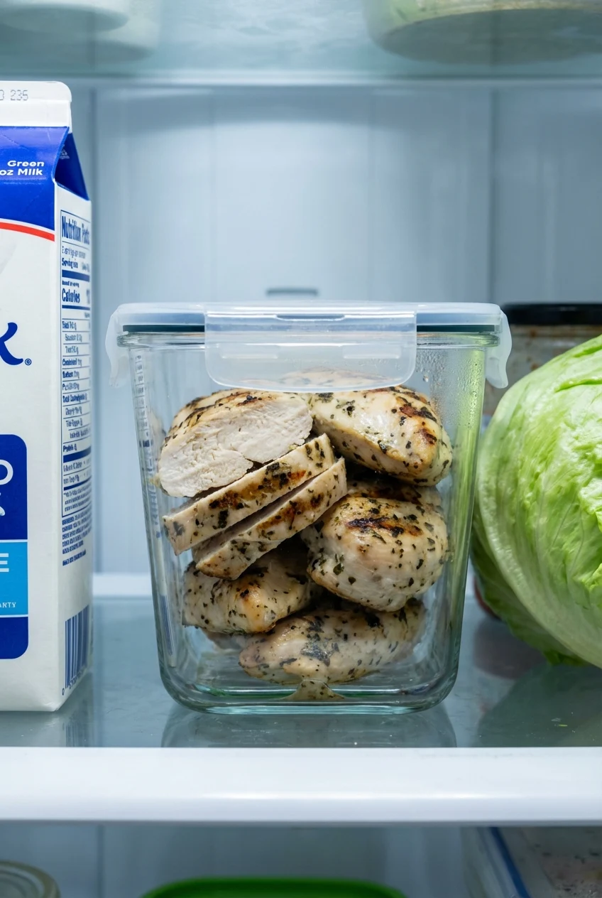 How to store and reheat Lemon Basil Grilled Chicken