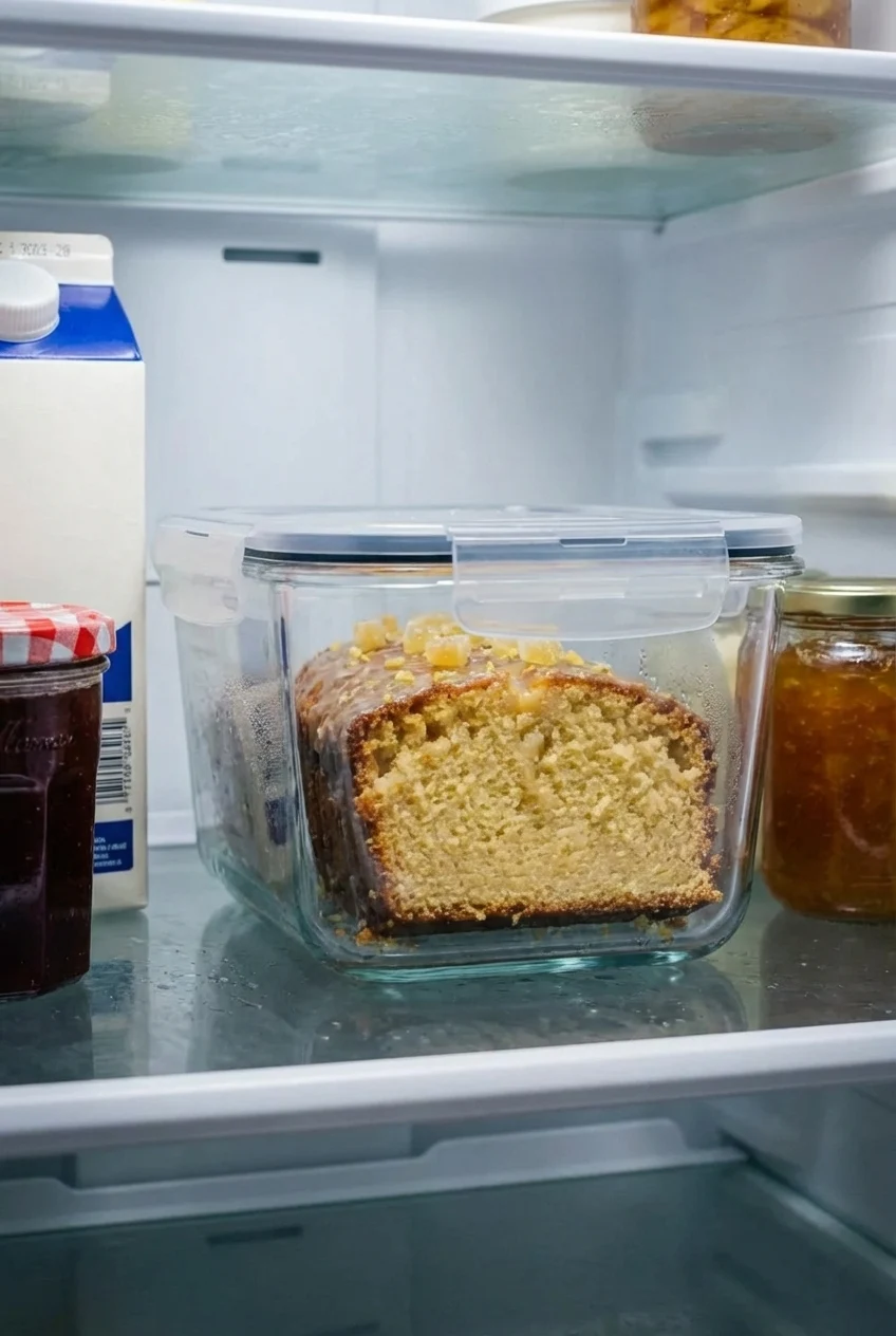 How to store and reheat Lemon Ginger Tea Cake