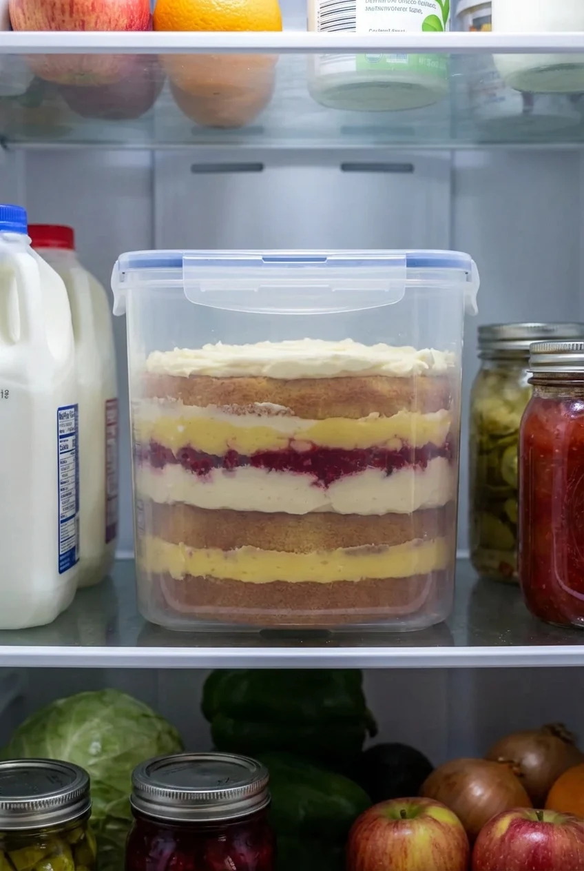 How to store and reheat Lemon Raspberry Layer Cake