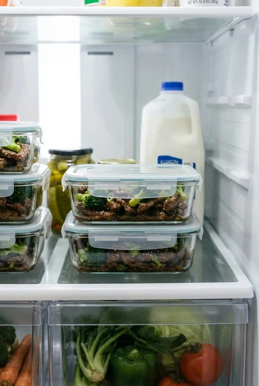 How to store and reheat Mongolian Beef Meal Prep