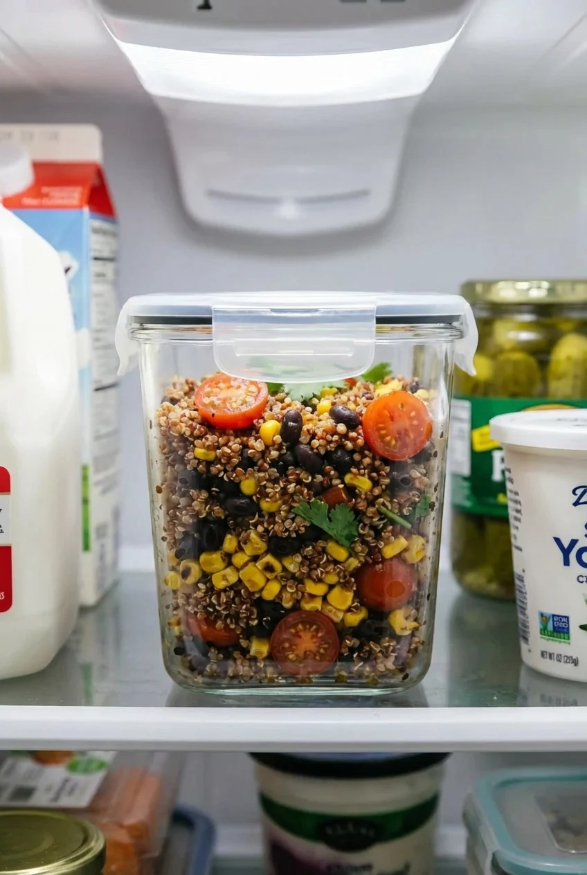 How to store and reheat One-Pan Mexican Quinoa