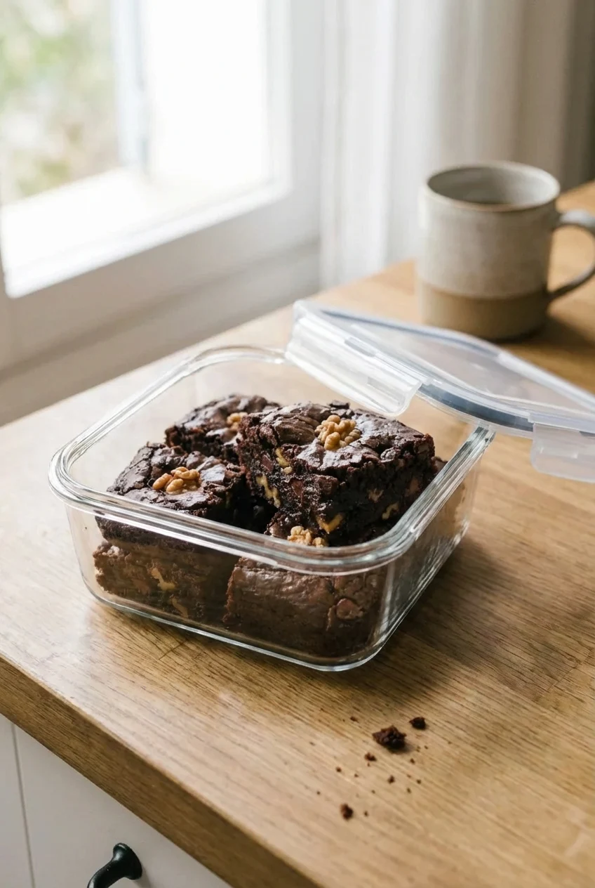 How to store and reheat Party Platter Brownies