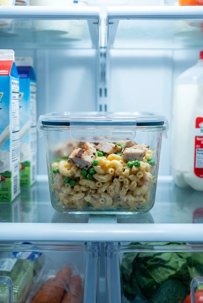 How to store and reheat Protein Mac and Cheese