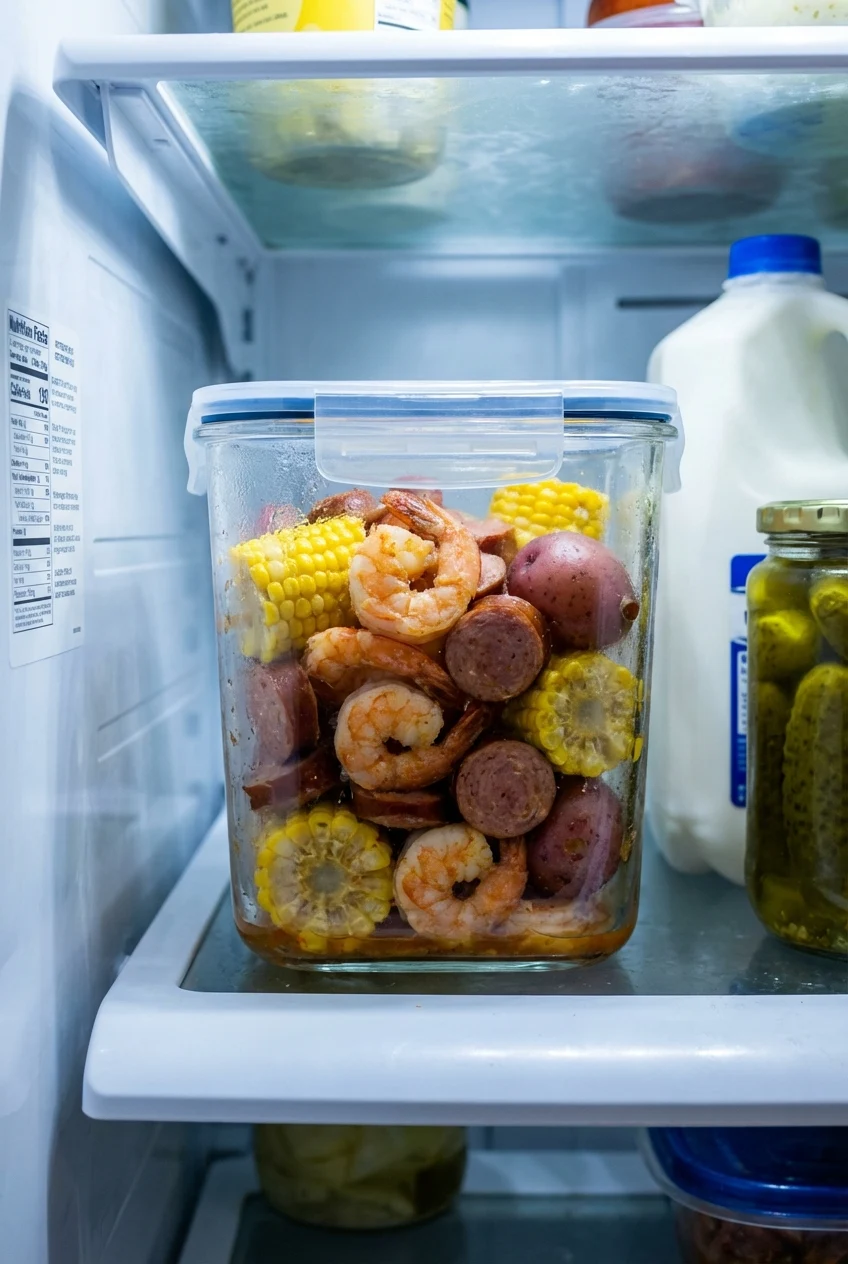 How to store and reheat Sheet Pan Shrimp Boil