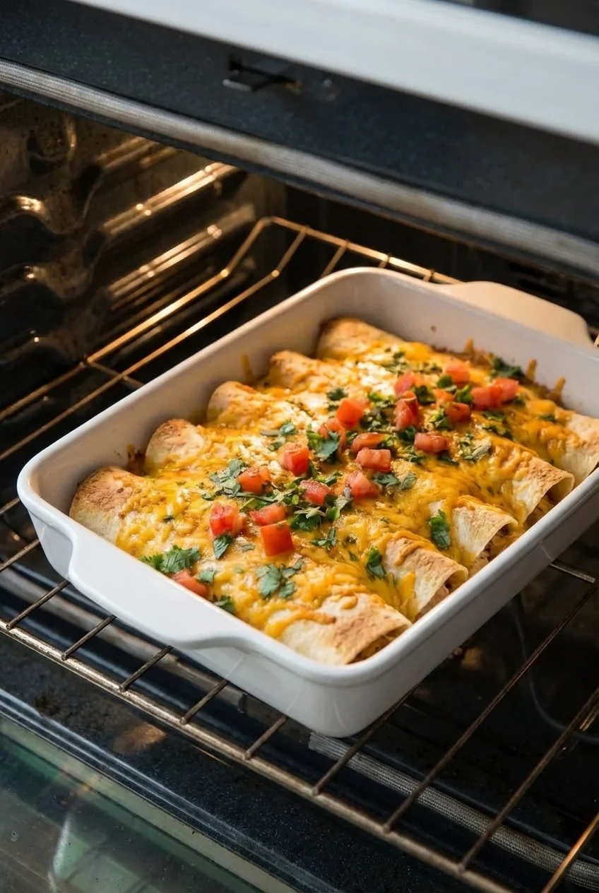 How to store and reheat Skinny Chicken Enchiladas