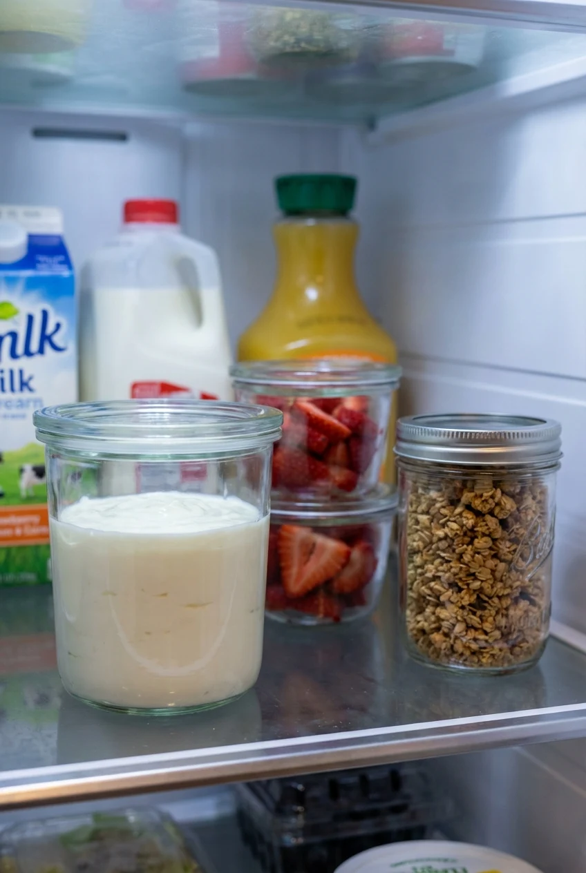 How to store and reheat Strawberry Yogurt Parfait