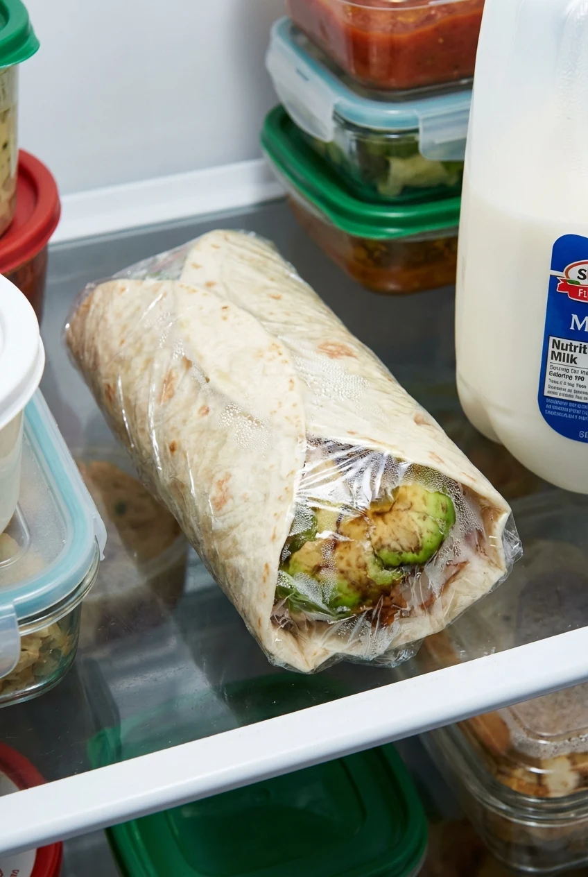 How to store and reheat Turkey Avocado Club Wrap
